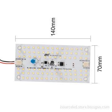 Square Customized AC smd 2835 9W Ceiling Module